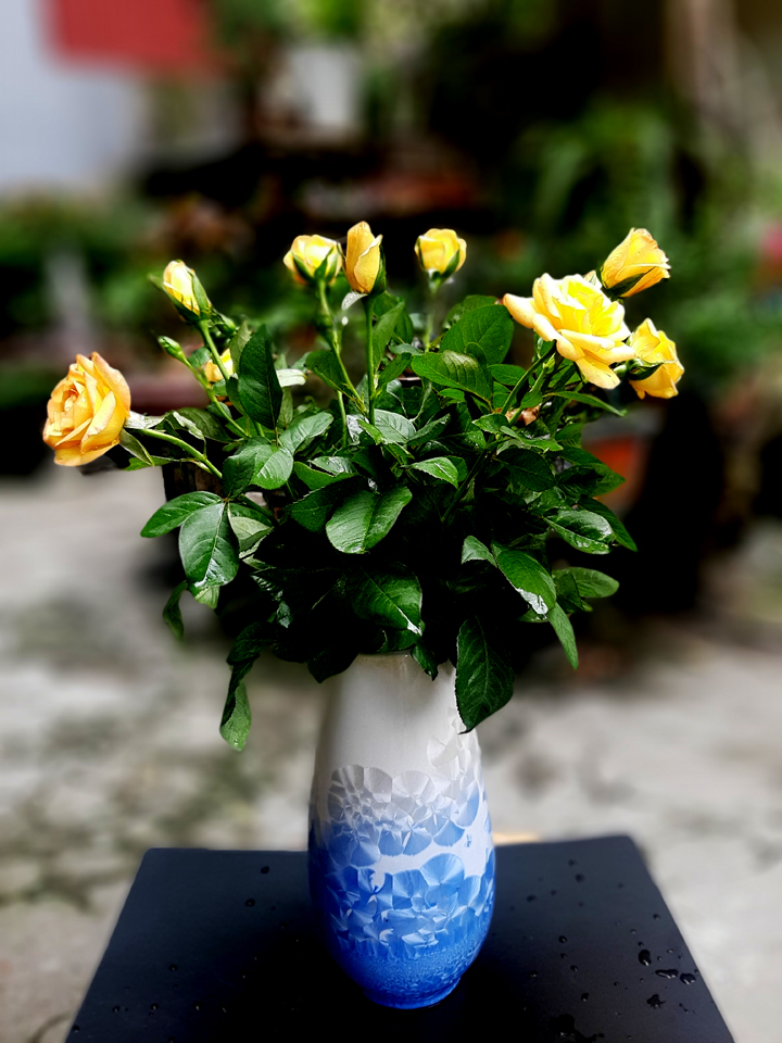 SIÊU ĐẸP VÀ RẺ- BÌNH CẮM HOA SIZE LỚN ,MEN KẾT TINH XANH SẢN XUẤT TẠI XƯỞNG GỐM SỨ AUTHENTIC BÁT TRÀNG