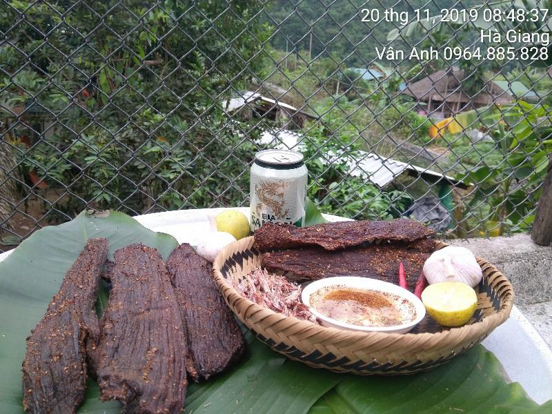 500g thịt trâu gác bếp chuẩn vị tây bắc tặng kèm chẳm chéo