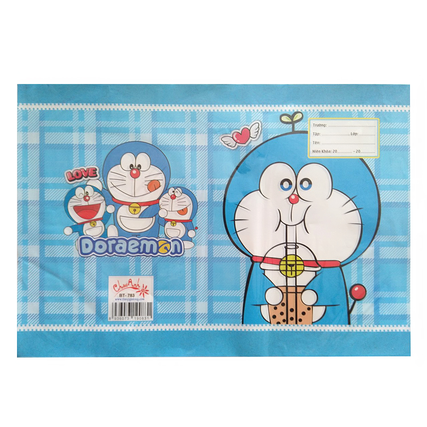 Combo 10 bao tập giấy lụa và 10 bao tập học sinh nhựa Bình Tân ( Giao màu ngẫu nhiên)