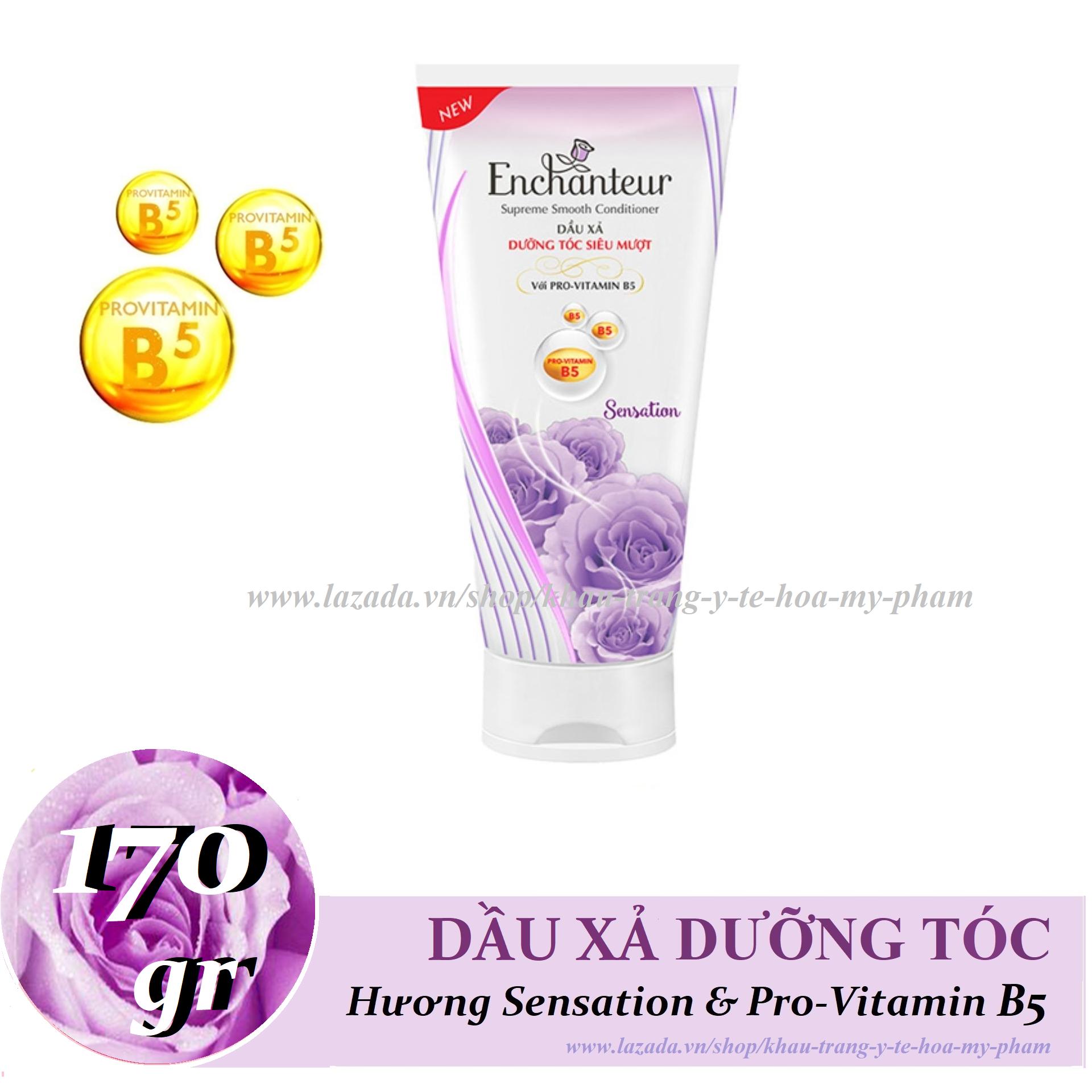 [HCM]Enchanteur - Dầu xả Dưỡng Tóc siêu mượt Sensation 170 g