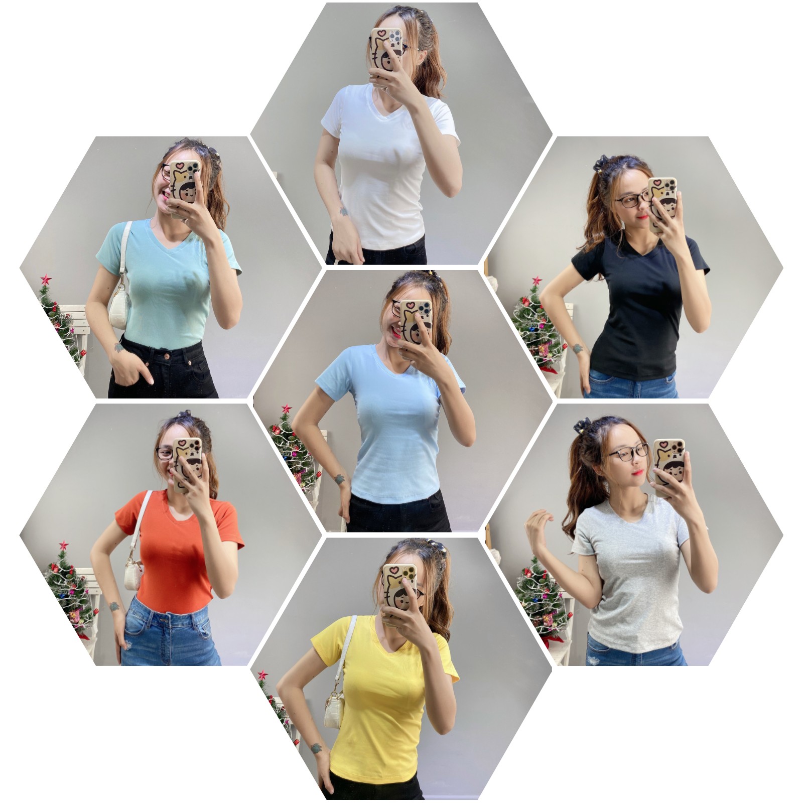 Áo Uniqlo cổ tim