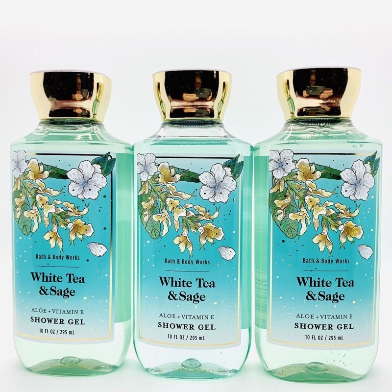 Sữa tắm bath and body works – white tea & sage – shower gel
