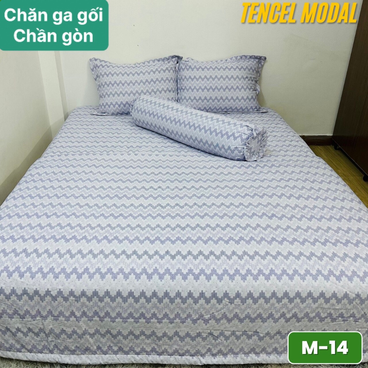 Bộ Chăn Ga Gối Tencel Modal Cao Cấp/ Chất Liệu Siêu Mềm Mịn Mát An Toàn Với Mọi Làn Da."