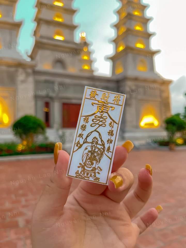 Linh phù thần tài may mắn, chiêu tài, chiêu lộc