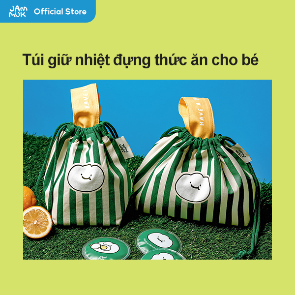 [Malang Honey] JAMMUK Baby Food Insulated Cooler Bag and Ice Hot Gel Pack increase the heat and cold insulation power