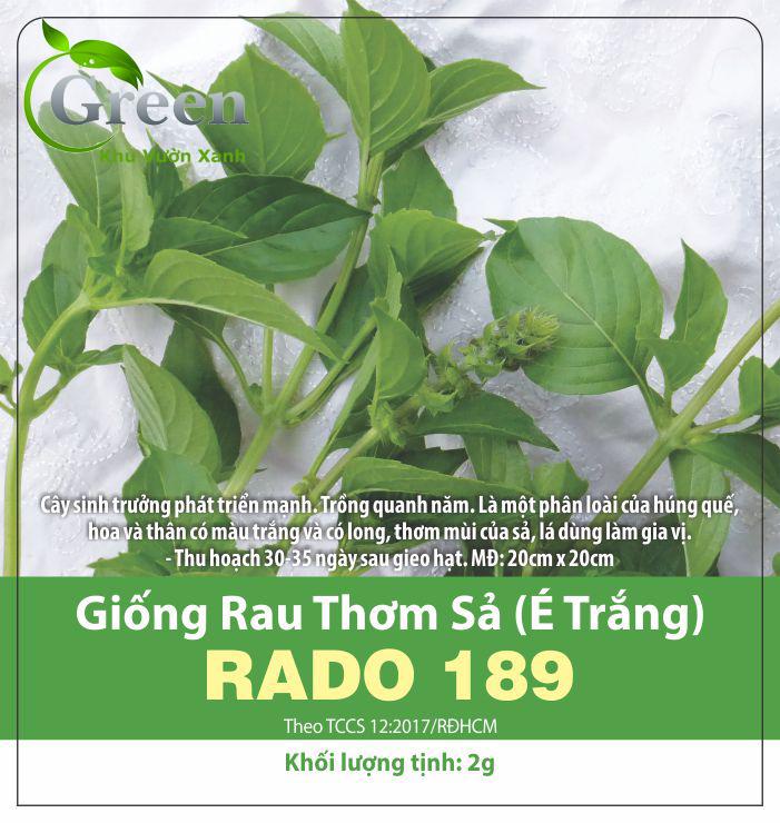 Hạt Giống Rau Thơm sả (É Trắng)