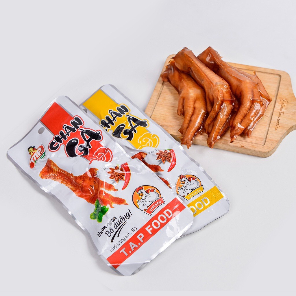 Chân gà siêu cay người Việt ủ gia truyền ngon xoắn lưỡi 35g Ă N C H O M Ậ P