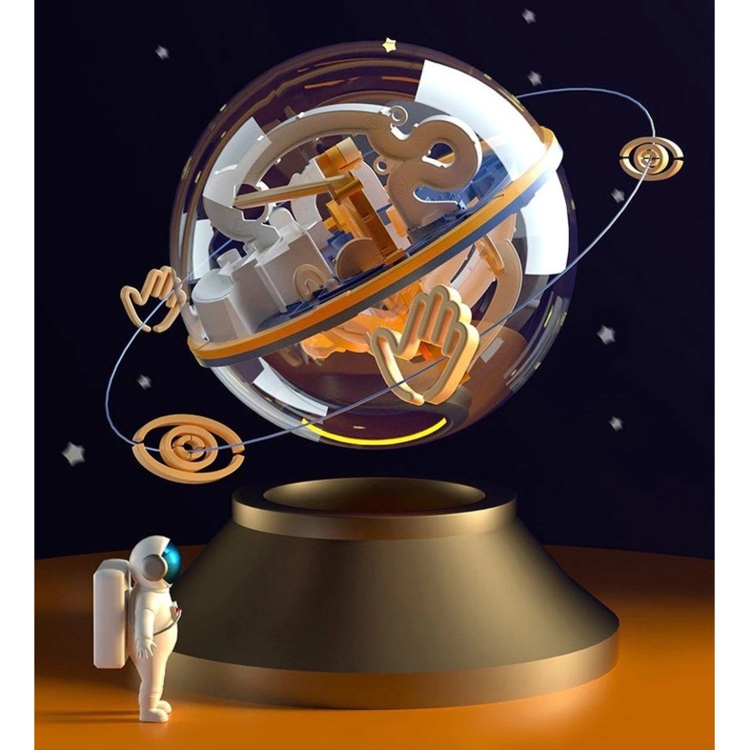 Đồ chơi mê cung hình cầu 3d - bóng mê cung 3d - quả cầu mê cung 3d – 3d ball maze cấp độ 100