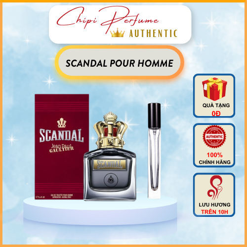 Nước Hoa Nam Jean Paul Gaultier Scandal Pour Homme EDT. - Ngọt Ngào,Cuốn hút, đẳng cấp