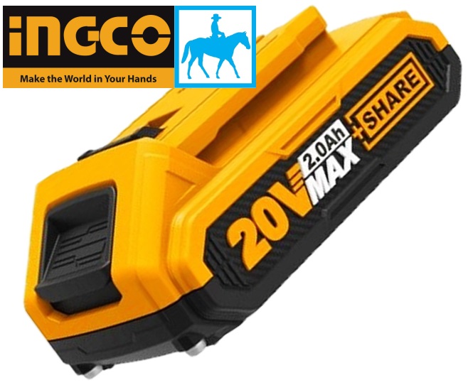 Pin sạc 20v 2.0ah max lithium-ion ingco total fbli20011 tfbli20011