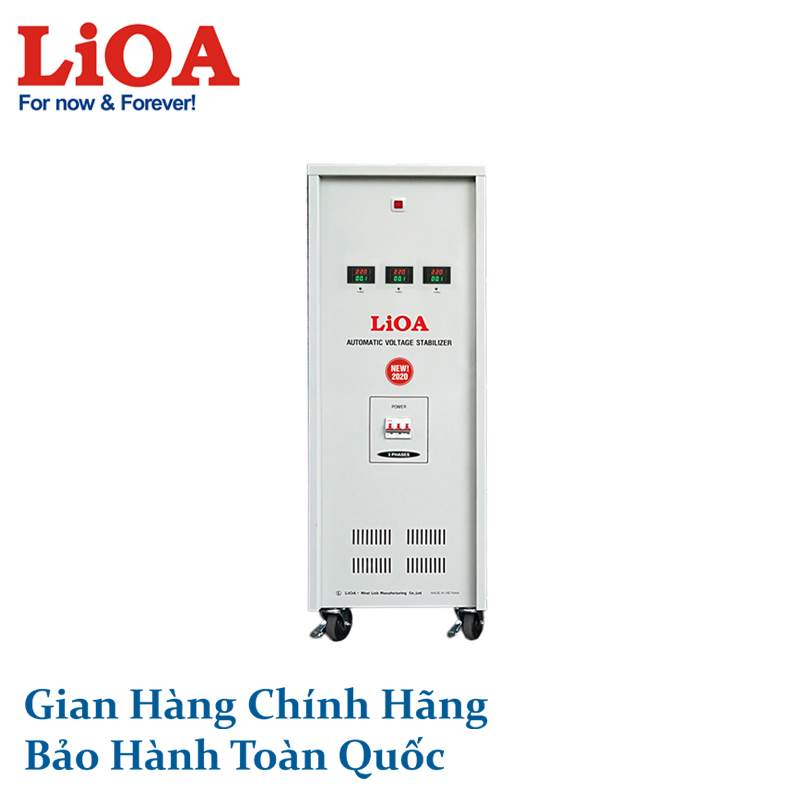 Ổn áp 3 pha lioa sh3-10kii new2020