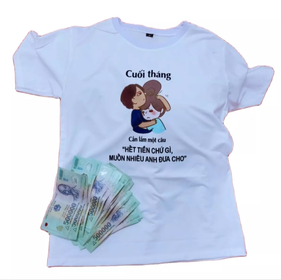 XẢ HÀNG - ĐỒNG GIÁ 19K Áo Thun Nam Nữ Form Rộng Hàn Quốc In Hình Cuối Tháng Hết Tiền Độc Đẹp Vải Dày Mịn Thoáng Mát Thiết Kế Thời Trang Kiểu Dáng Năng Động Trẻ Trung