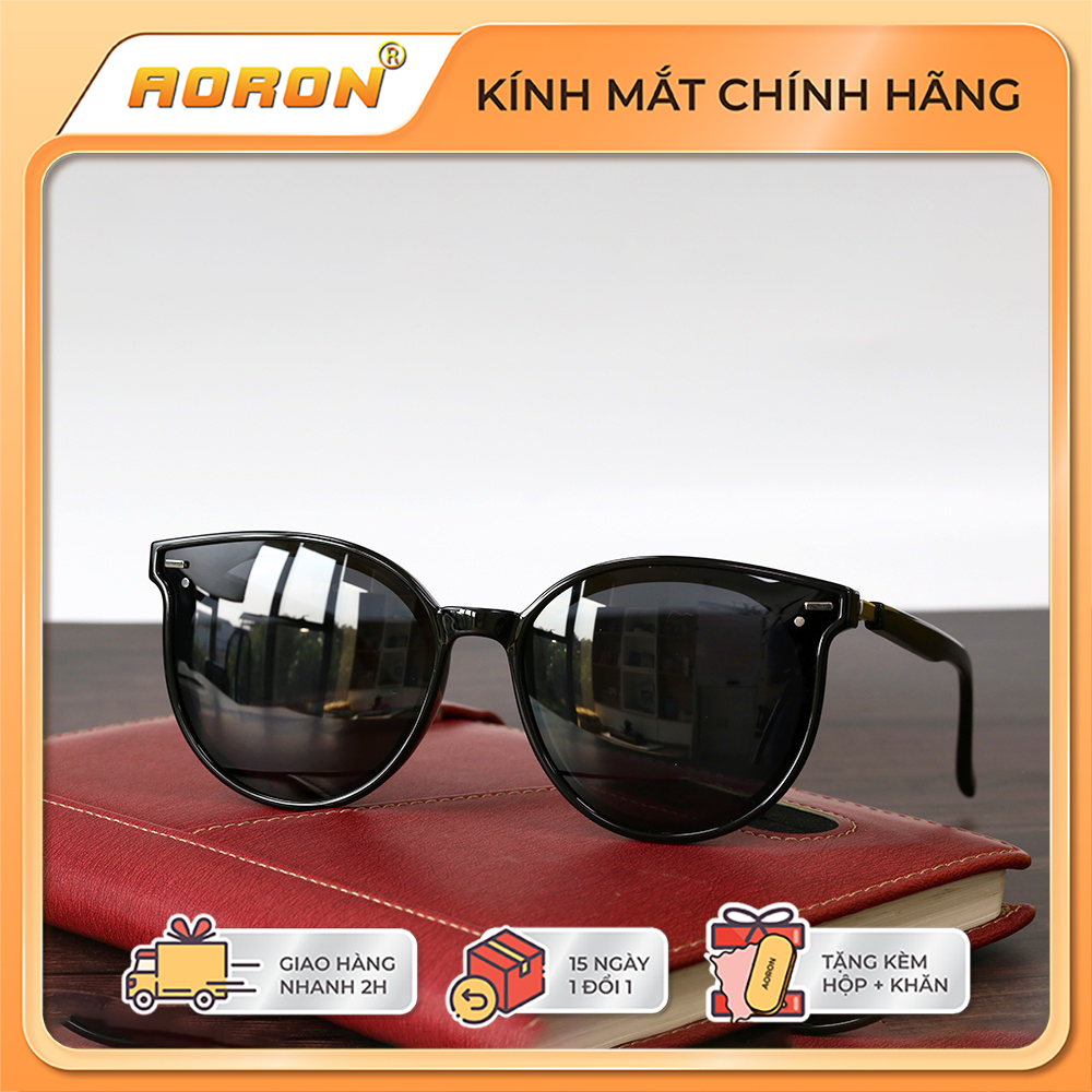 Kính mắt nam nữ phân cực polarized chống uv400, kính mắt mèo thời trang nam nữ - kính aoron - gian hàng chính hãng
