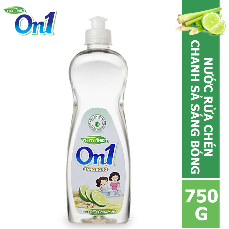 Nước rửa chén ON1 hương chanh sả 750g N5204