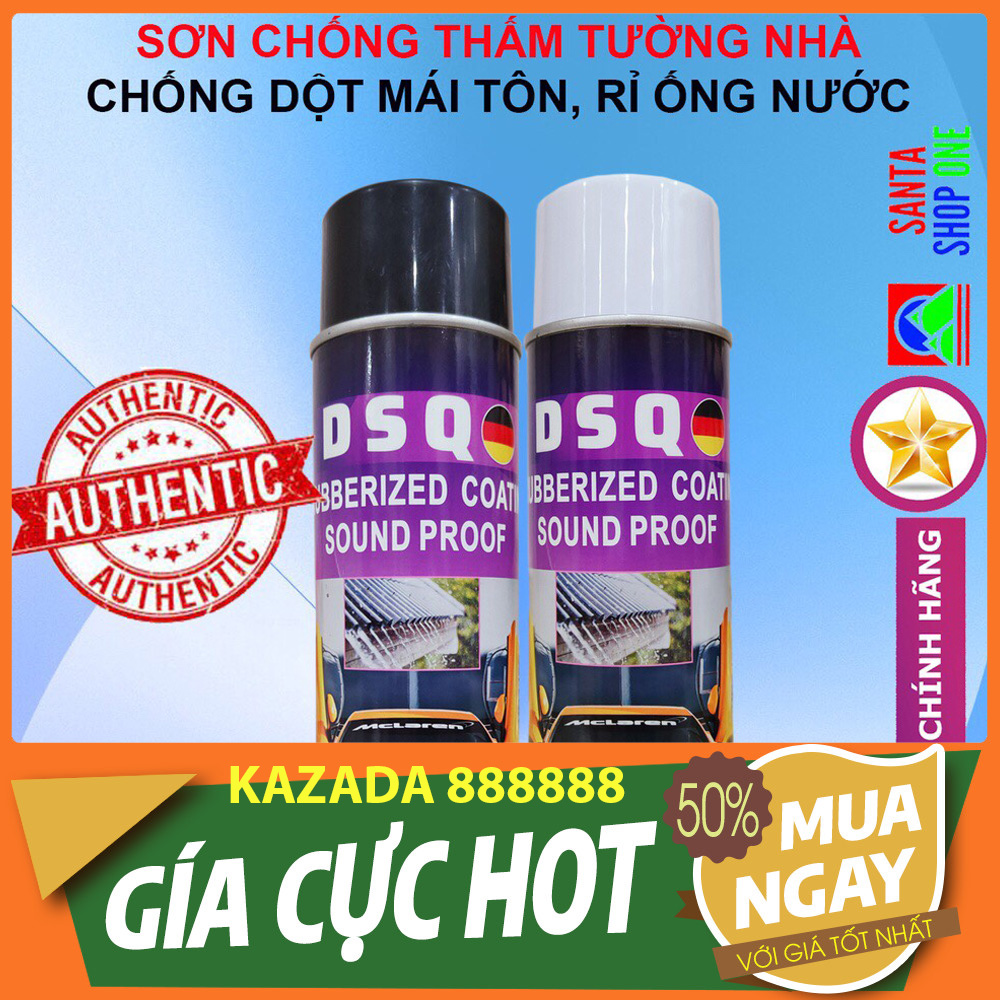 Sơn chống thấm - sơn chống thấm hồ cá keo chống dột mái tôn - keo xịt chống thấm nước - bình xịt chống thấm dột chống rỉ nước - chai lớn 700ml - siêu tiết kiệm - dsq