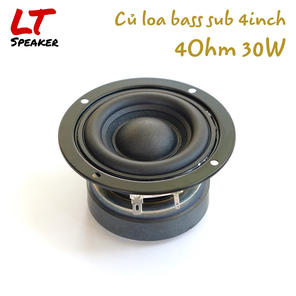 Củ loa bass sub 4 inch 4ohm 30w - âm bass cực tốt diy loa bluetooth