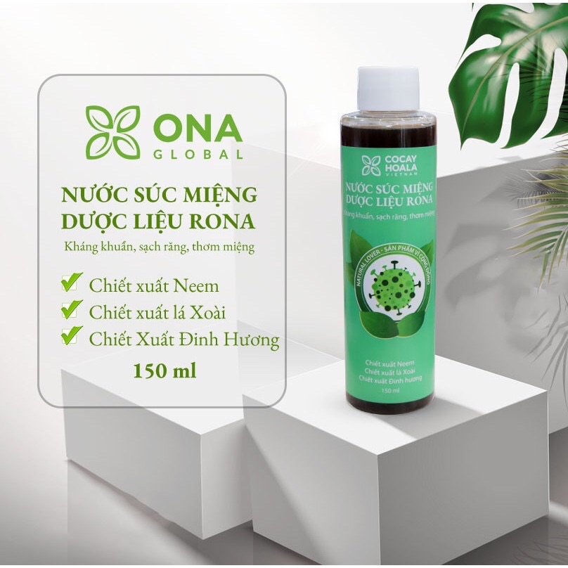 Nước súc miệng dược liệu rona cocayhoala