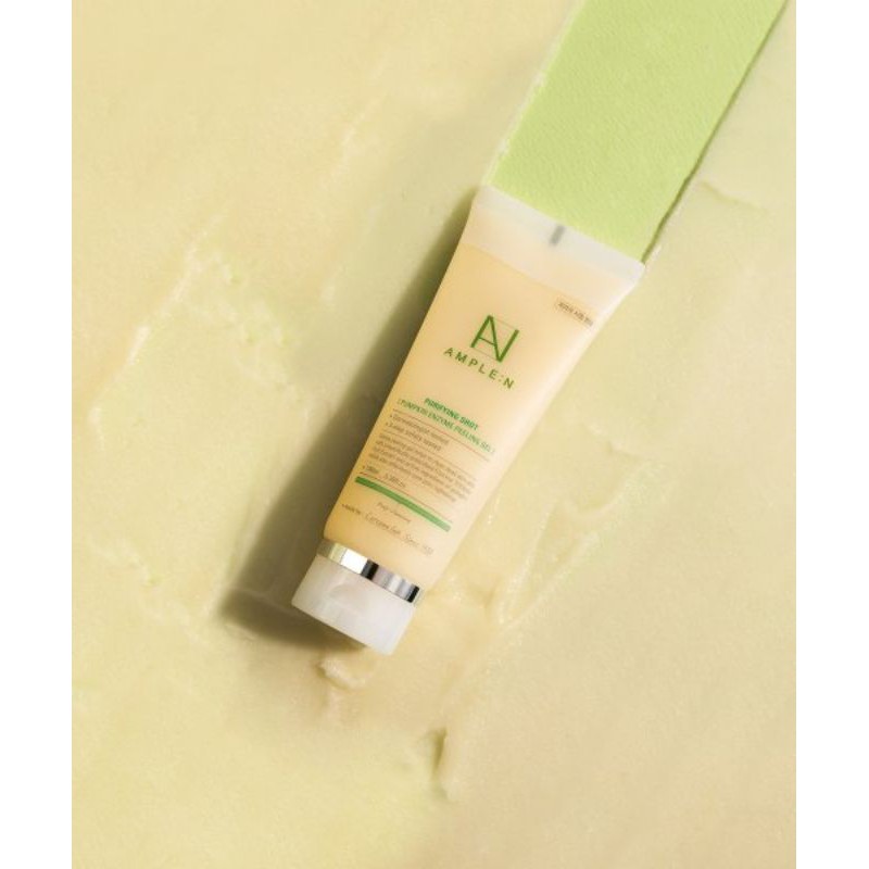 Tẩy Da Chết Bí Đỏ Ample:N Purifying Shot Pumpkin Enzyme Peeling Gel