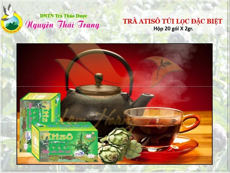 [HCM]Trà Atiso Thanh Nhiệt Hạ Cholesteron Hộp 20 gói  - Nguyên Thái Trang