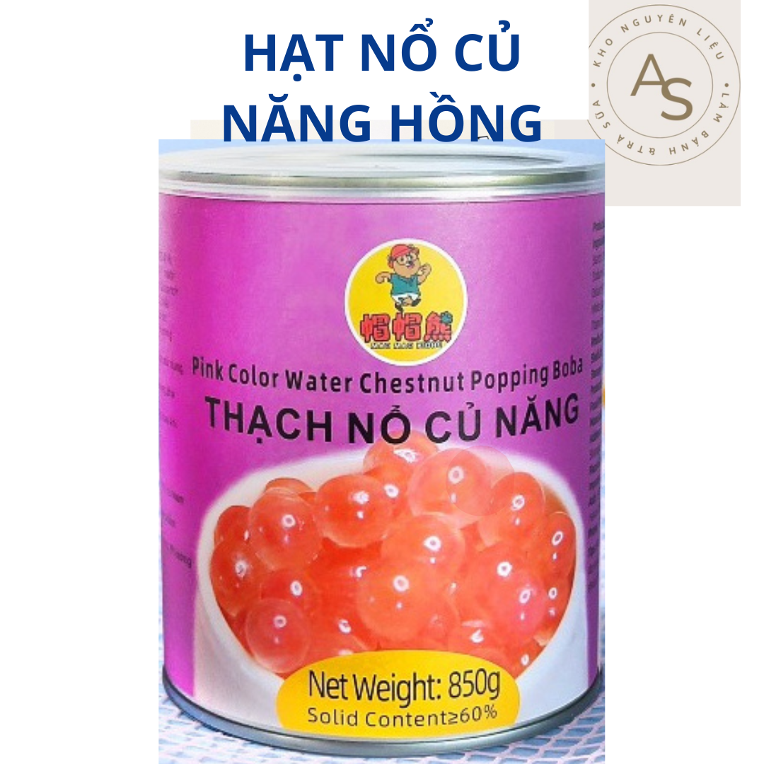 Thạch Nổ Củ Năng Hồng MAO MAO 850GR Củ năng GIÒN SỪN SỰC