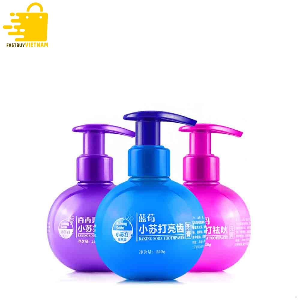 Kem đánh răng Baking soda Toothpaste, siêu tẩy ố vàng trên răng, hơi thở thơm mát