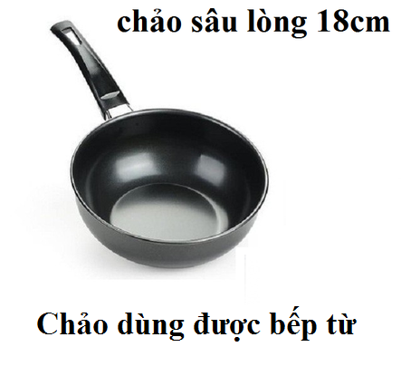 Chảo chống dính sâu lòng size 18cm
