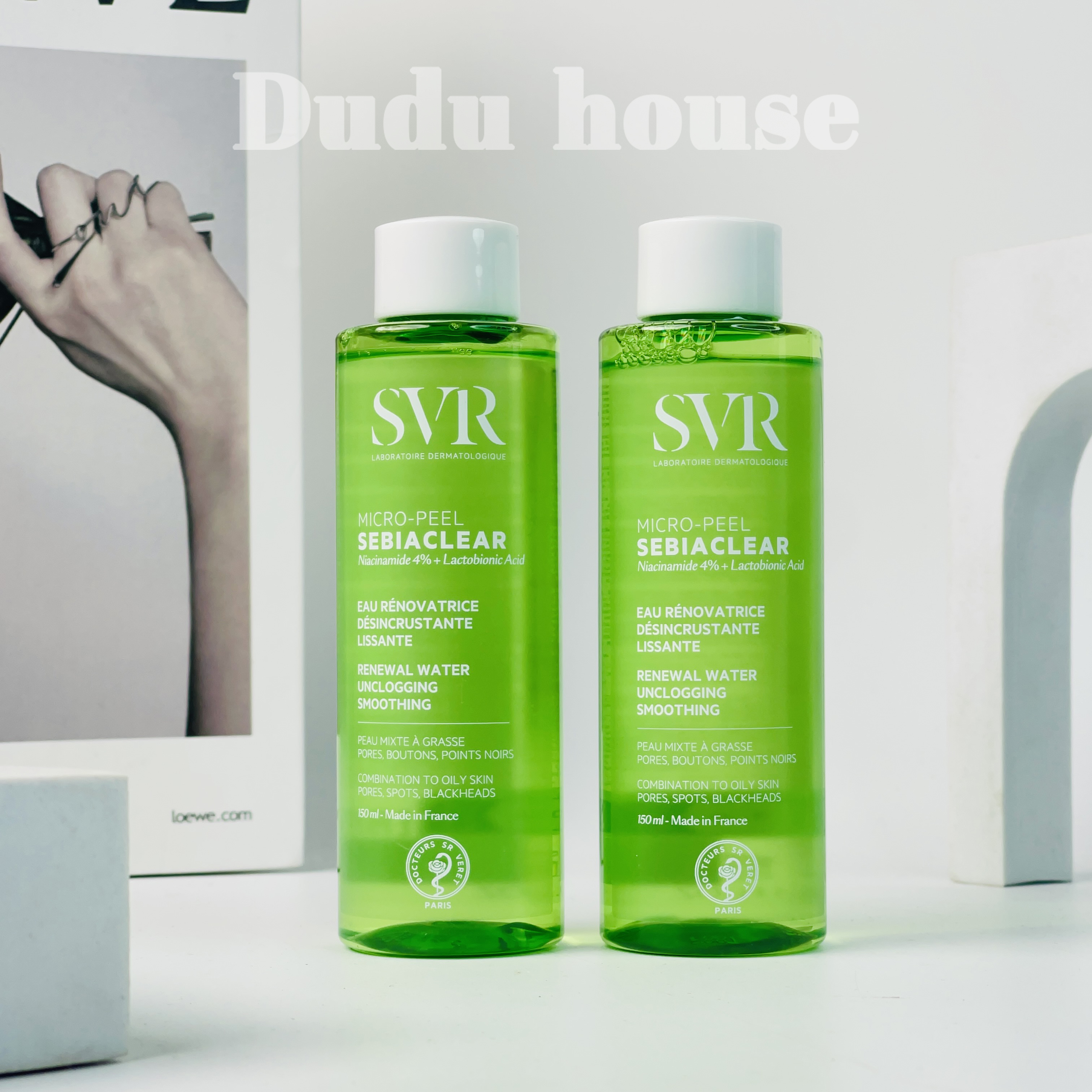 Toner SVR dành cho da dầu mụn, thông thoáng lỗ chân lông SVR Sebiaclear Micro Peel 150ml