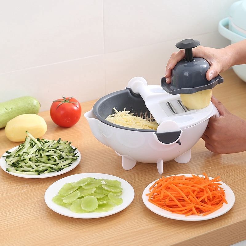 Bộ Nạo Củ Quả Lúa Mạch Đa Năng Dụng Nhà Bếp Thông Minh (Dụng Cụ Bào Sợi Thái Lát Cắt Rau Củ Quả Đa Năng