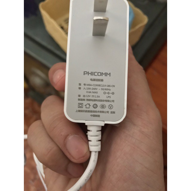 Nguồn PHICOMM 12V 1,5A HÀNG CHÍNH HÃNG