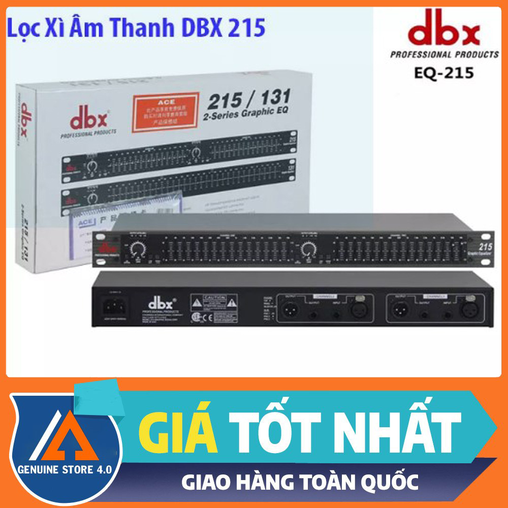Thiết bị xử lý âm thanh equalizer dbx 215 , lọc xì âm thanh karaoke dbx 215 gía rẻ chống hú rít , lọc xì âm thanh dbx 215 cao cấp-2 kênh-30 cần chỉnh sắc nét từng âm thanh tiếng hát, phù hợp với mọi dàn âm thanh , bảo hành chính hãng 12t