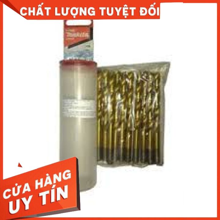 Mũi khoan kim loại hss-tin 10pcs 4mm d-43321