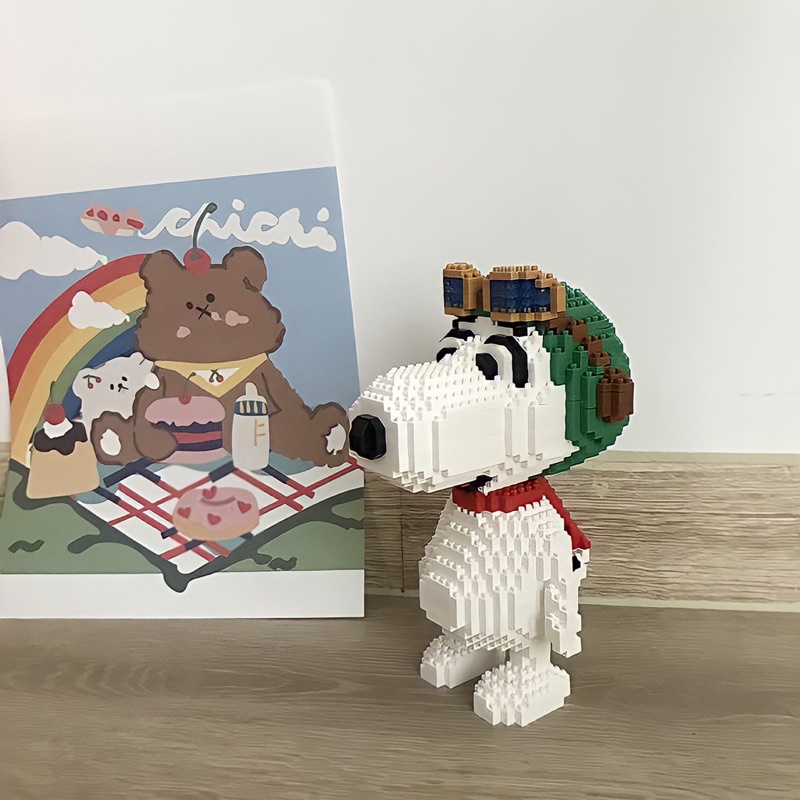 Mô Hình Lắp Ráp Lego Snoopy size to