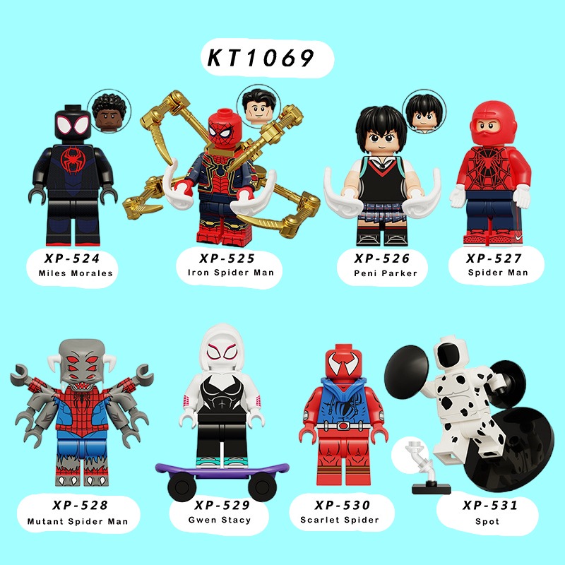 Minifigures Lắp Ghép Nhân Vật Người Nhện Đa Vũ Trụ Spider-man Across Spider