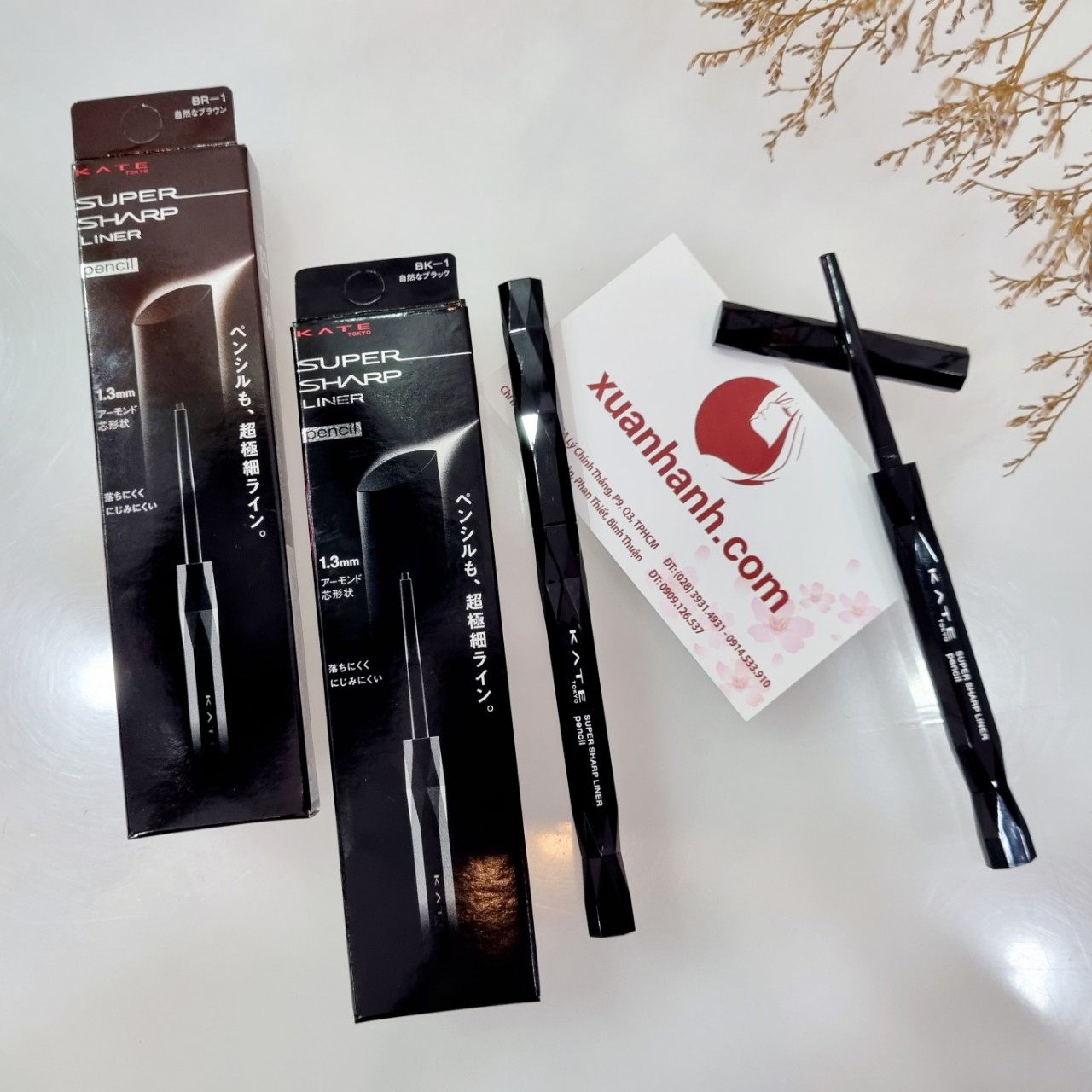 Chì vẽ mắt Kanebo Kate Super Sharp Liner nét mảnh tự nhiên, không lem trôi