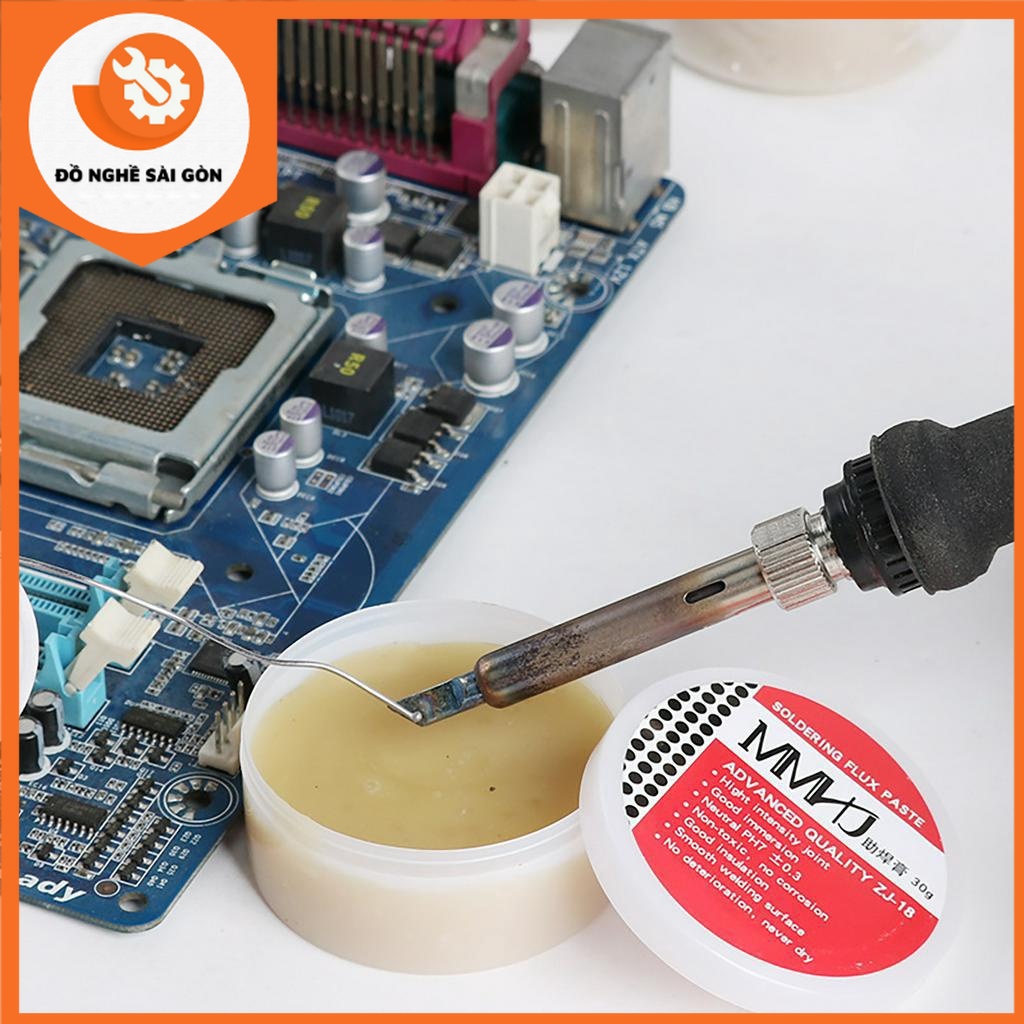 Mỡ trợ hàn thiếc, mỡ hàn soldering paste giá rẻ 30g/15g