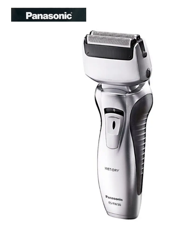 MÁY CẠO RÂU PANASONIC ES-RW30 (bạc) LƯỠI KÉP DÙNG KHÔ VÀ ƯỚT, CÓ TÔNG ĐO TỈA MAI – HÀNG CHÁNH HÃNG NHẬP KHẨU