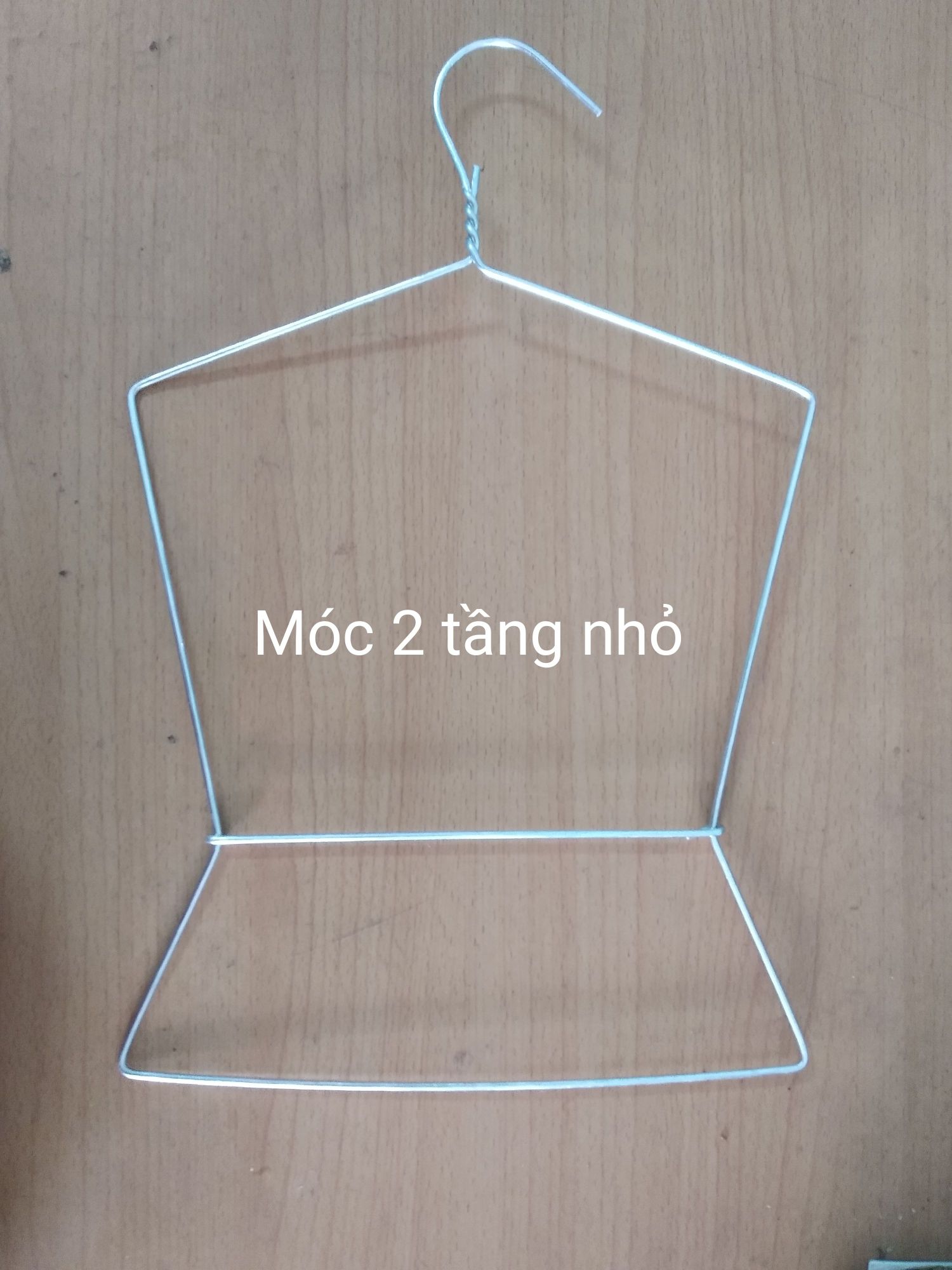Combo 10 móc nhôm trẻ em 2 tầng Nhỏ