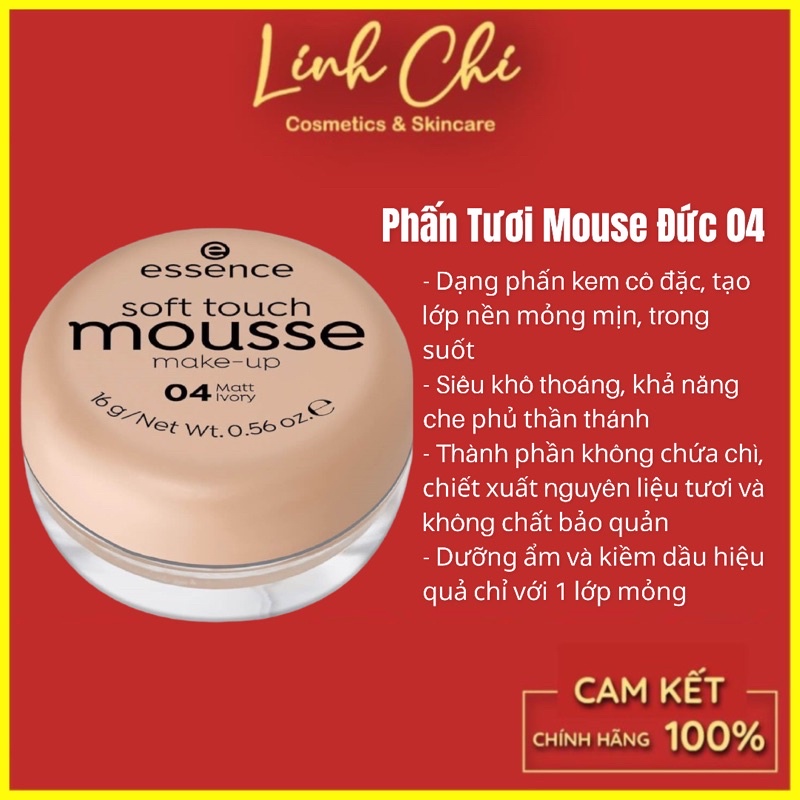 Phấn Tươi Essence Soft Touch Mousse