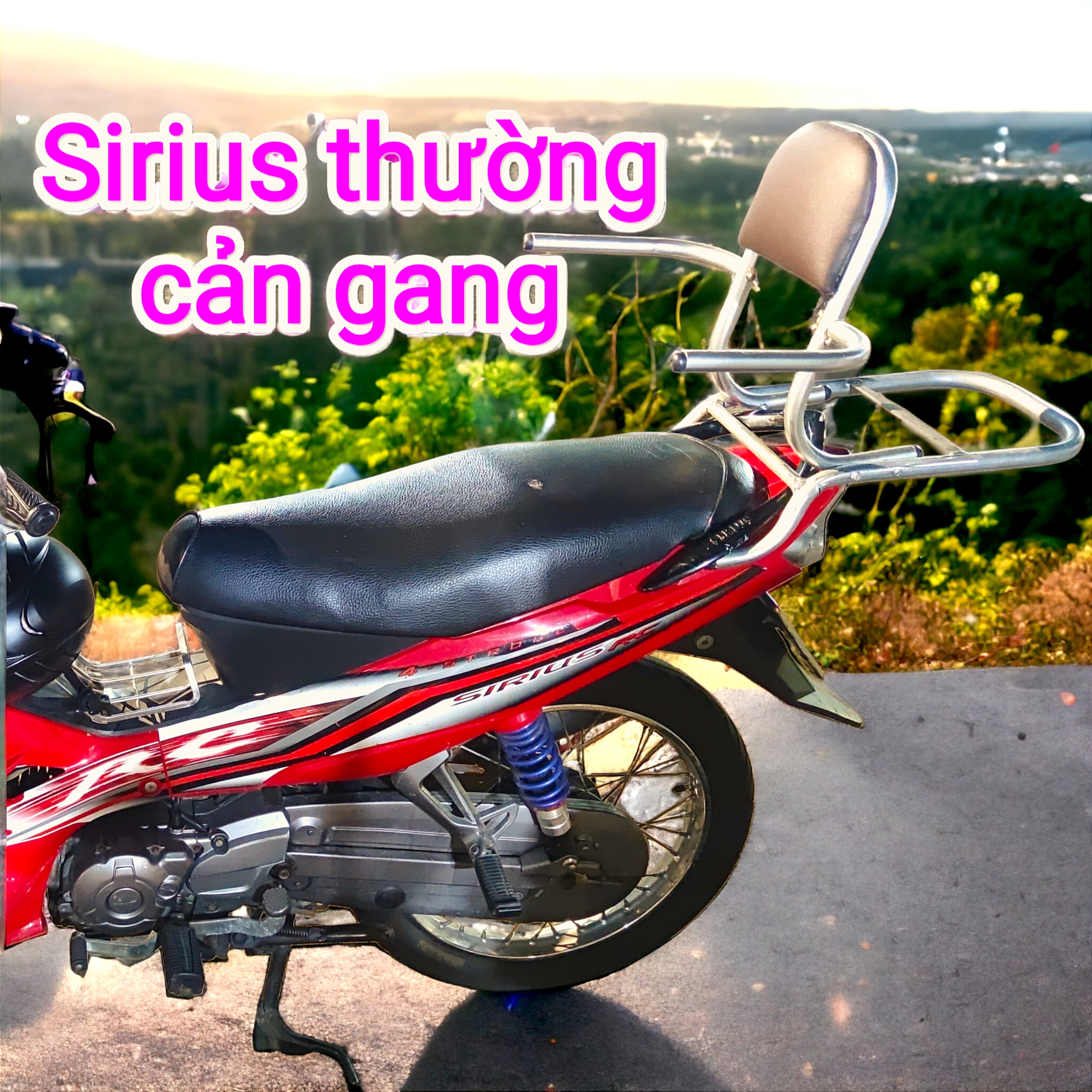 Baga phượt 16tp dùng chung cho dòng xe sirius thường cản gang , sirius fi cản gang,ware rsx fi,ware alpha, ware s, xe future neo, dream ...