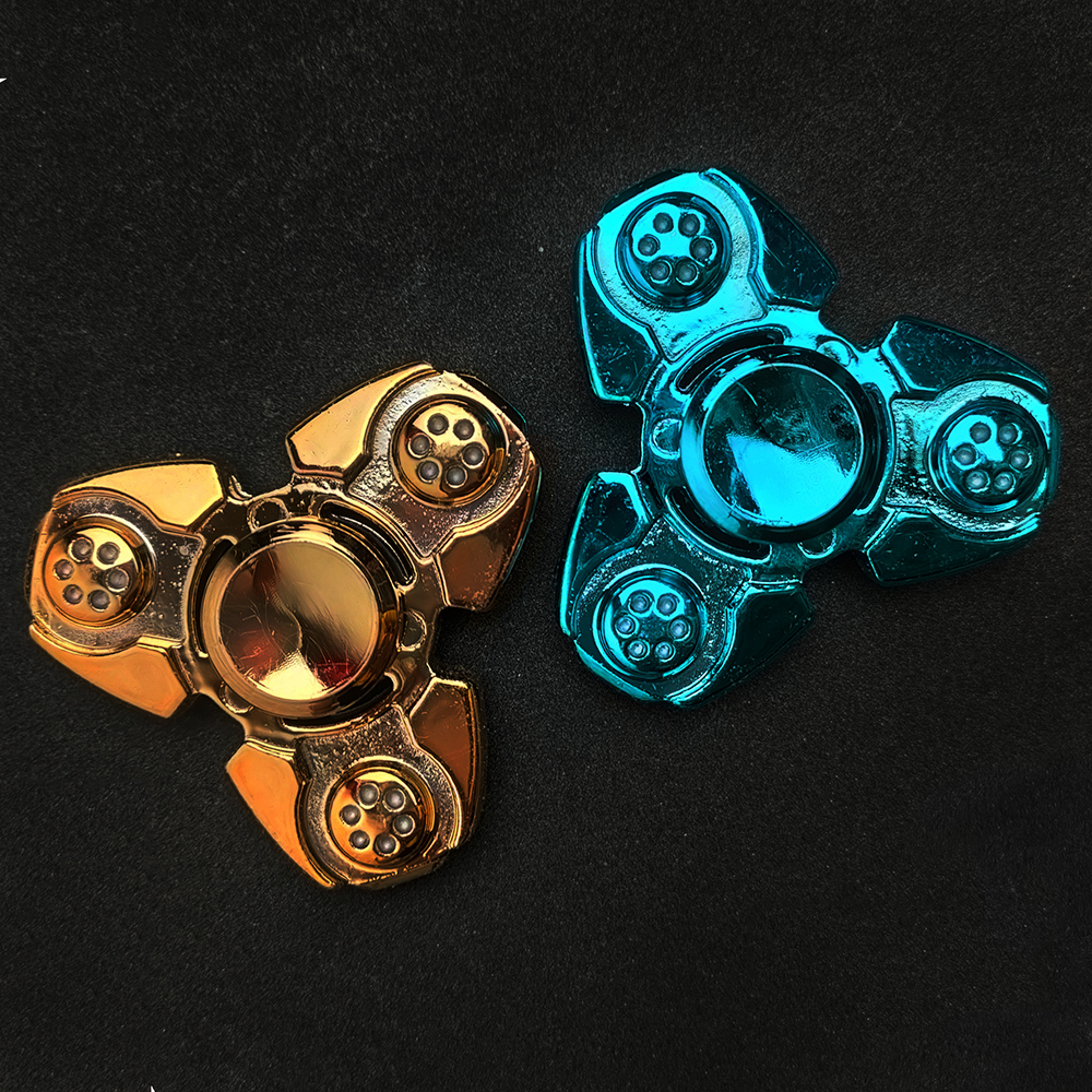 Con quay fidget hand spinner hợp kim ufo 3 cánh