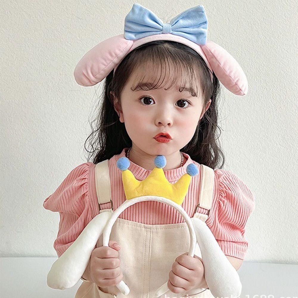 Bờm cài tóc hoạt hình hóa trang nhân vật kuromi. sanrio. dễ thương cho bé