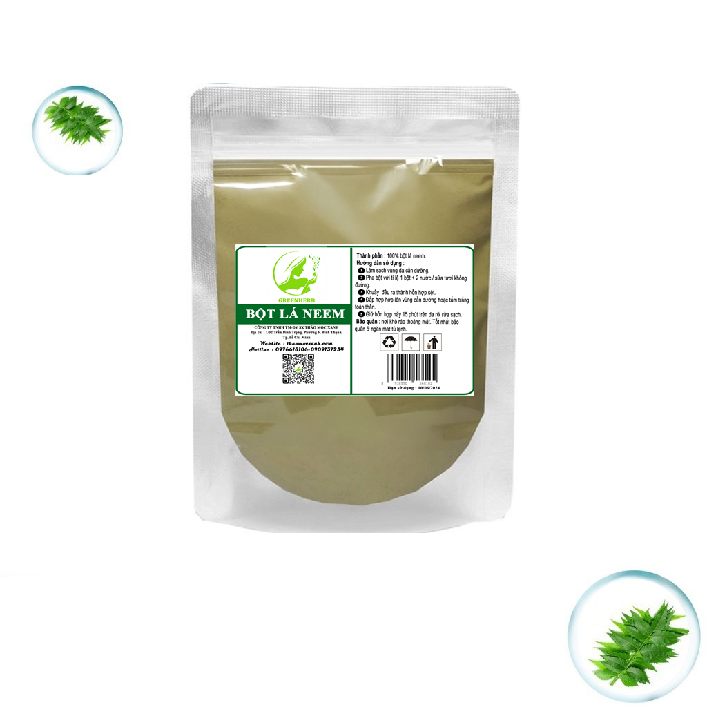 Bột Lá Neem Ấn Độ Túi 100gram
