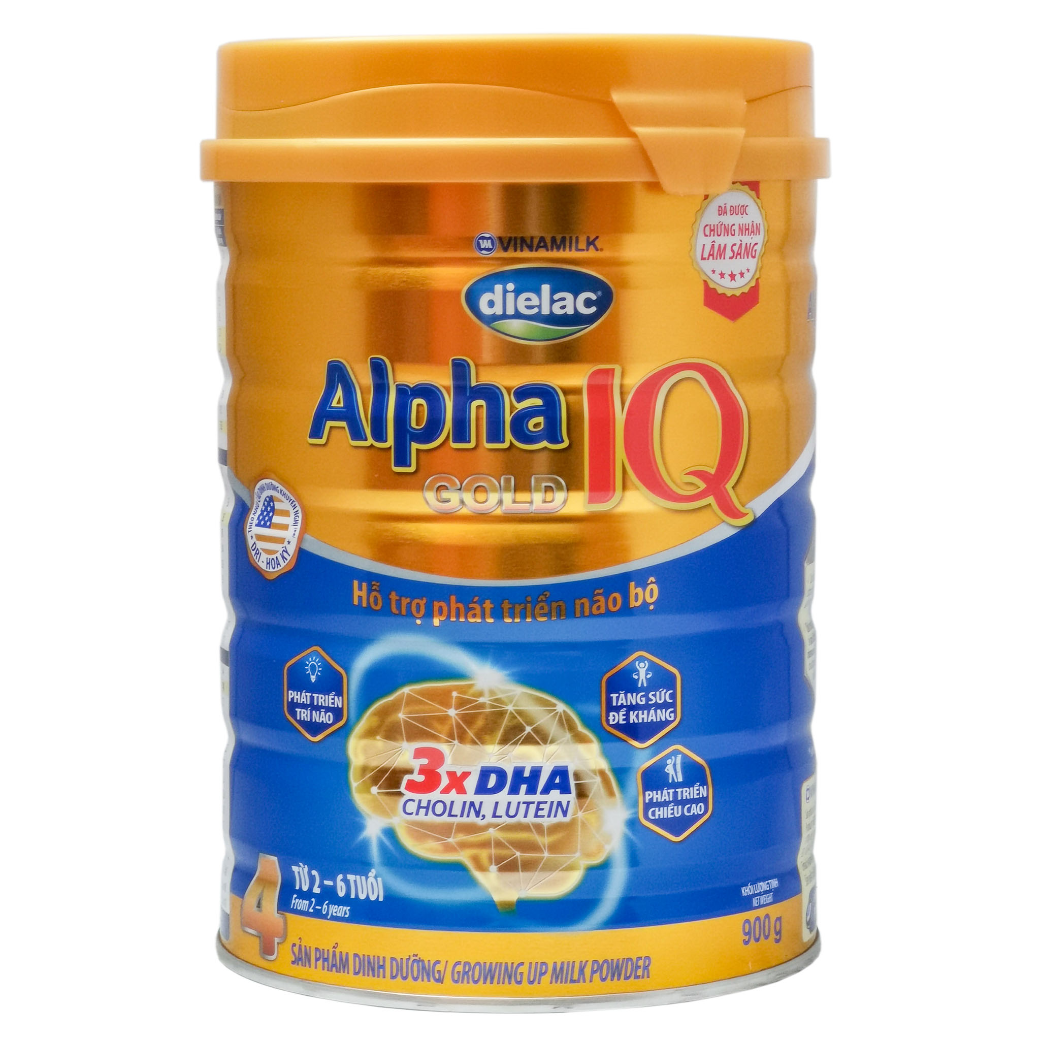 Sữa Bột Vinamilk Dielac Alpha Gold IQ Complet Số 4 - Sữa Non Mẫu Mới