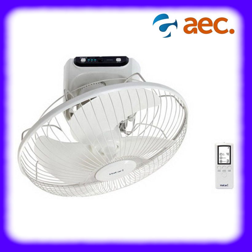 Quạt đảo trần điều khiển có nút dừng Hatari HT - C18R1