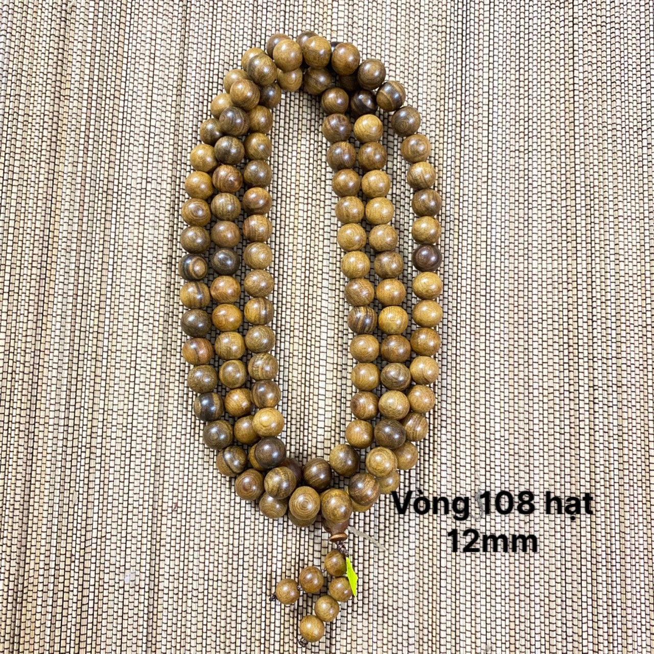 Dây tràng, vòng hạt 108 niệm phật gỗ Bách Xanh Mộc Châu các cỡ, sỉ số lượng