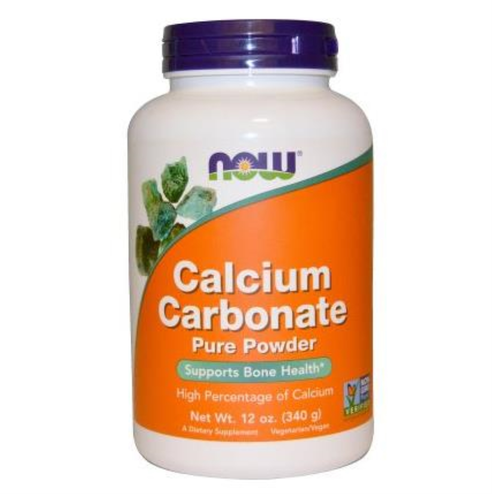 New spot NOW Foods Calcium Carbonate calcium carbonate powder strong bone 340g