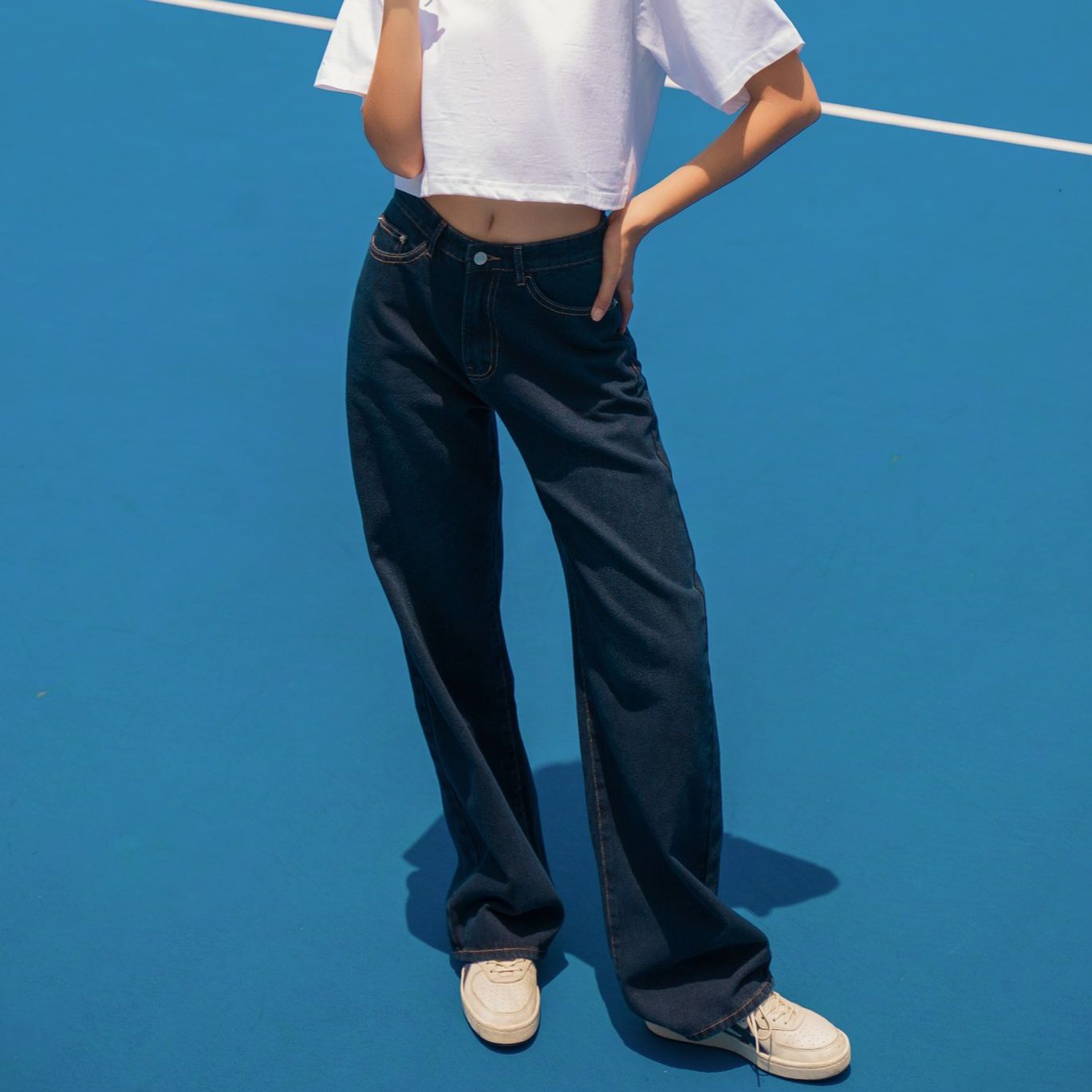 Olv - quần wilson straight leg jeans