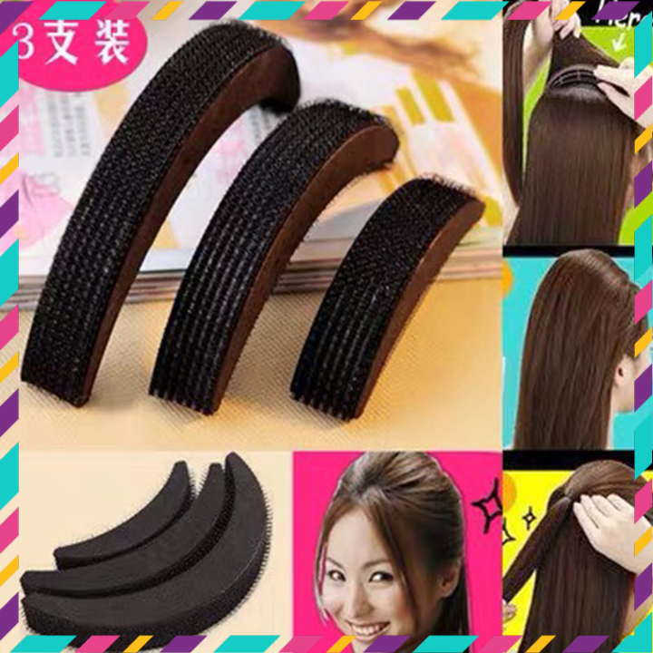 [KHUYẾN MÃI] Bộ kẹp mái phồng 3 kích cỡ chất liệu xốp tạo cho các nàng các kiểu tóc xinh xắn