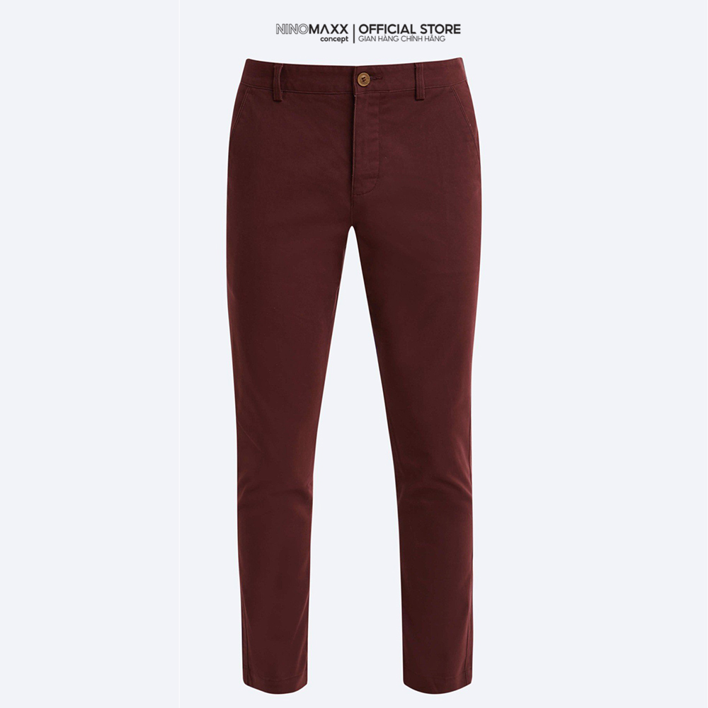N&m quần khaki nam dài form slim cotton 1710055