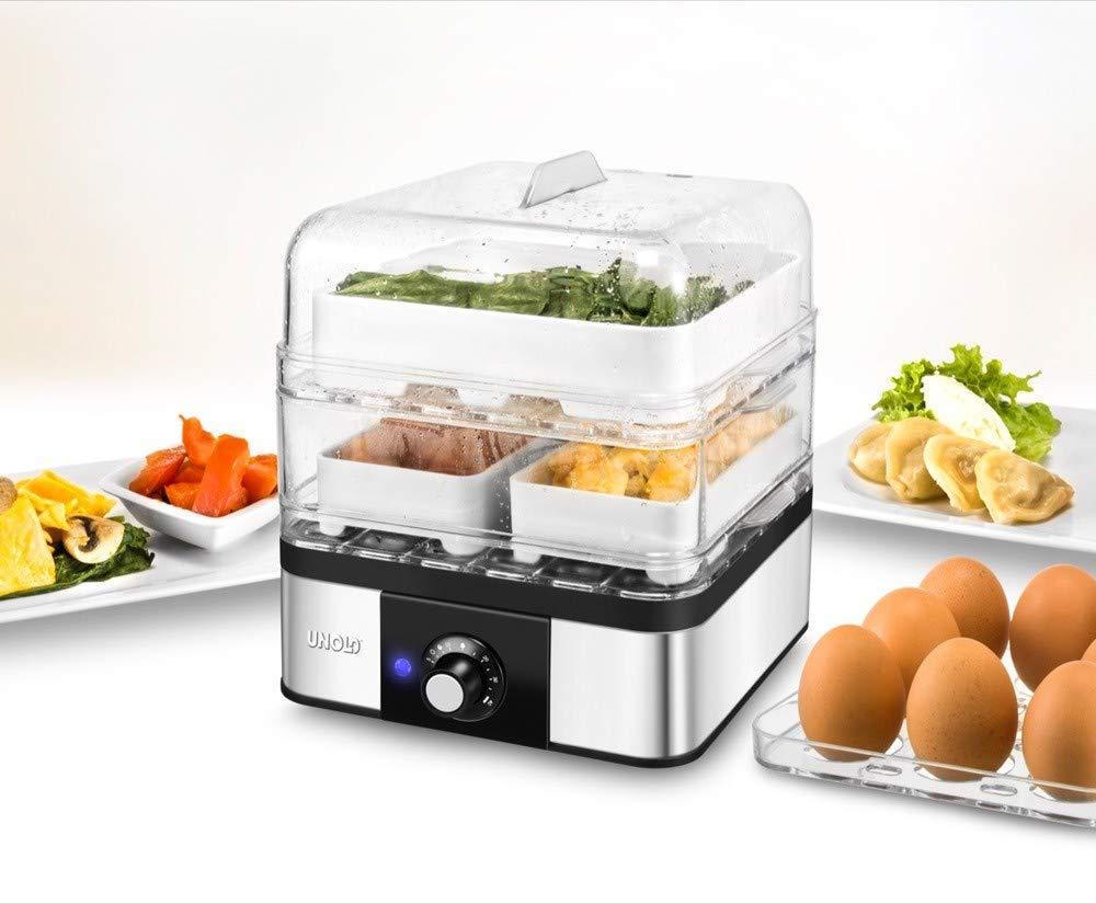 Nồi hấp điện 2 tầng mini Unold 38650 Dampfgarer